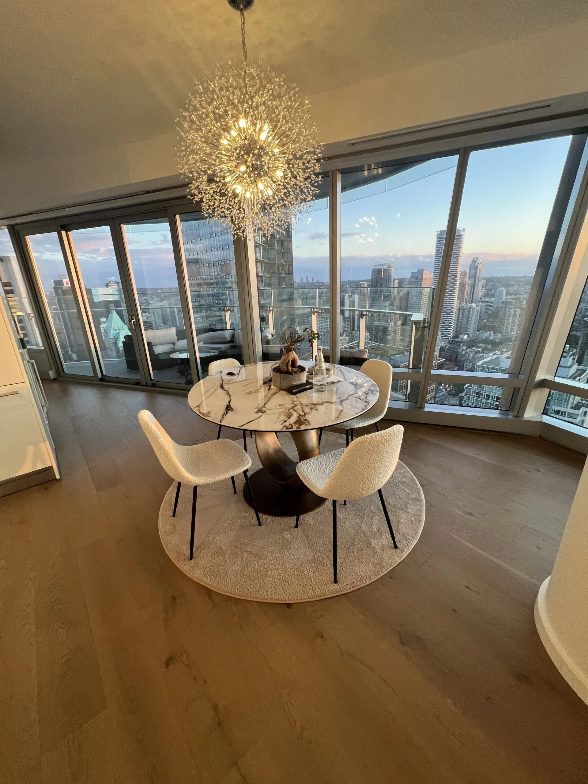 Dining room detailing after house cleaning | Metro Vancouver